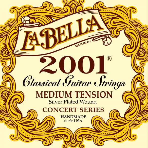 La Bella 2001 Classical Guitar Strings Medium