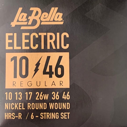 La Bella HRS Nickel-Plated Electric Guitar Strings 10-46 Regular