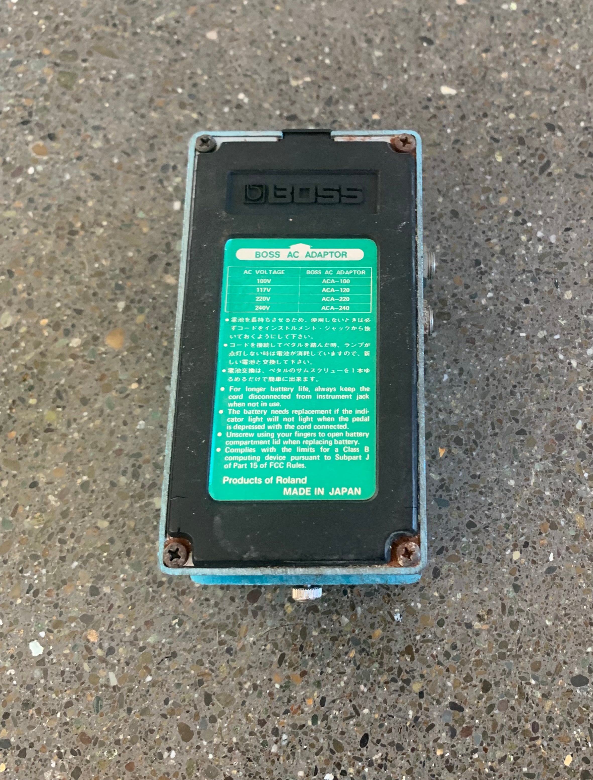 Pre-Owned 1987 Boss Chorus CE-3 Pedal – Wendlo Guitars