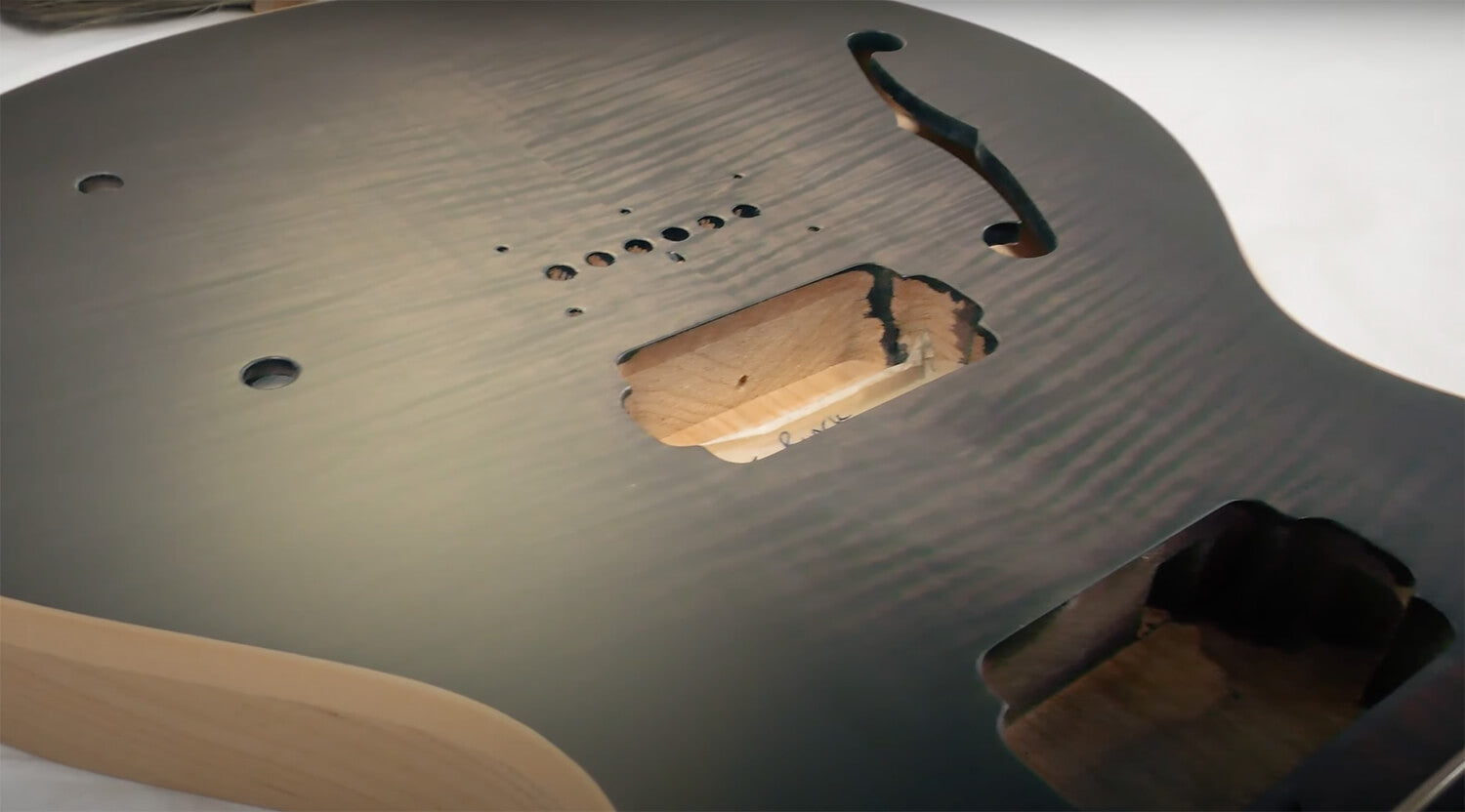 Load video: A video tour inside the PJD guitars factory.